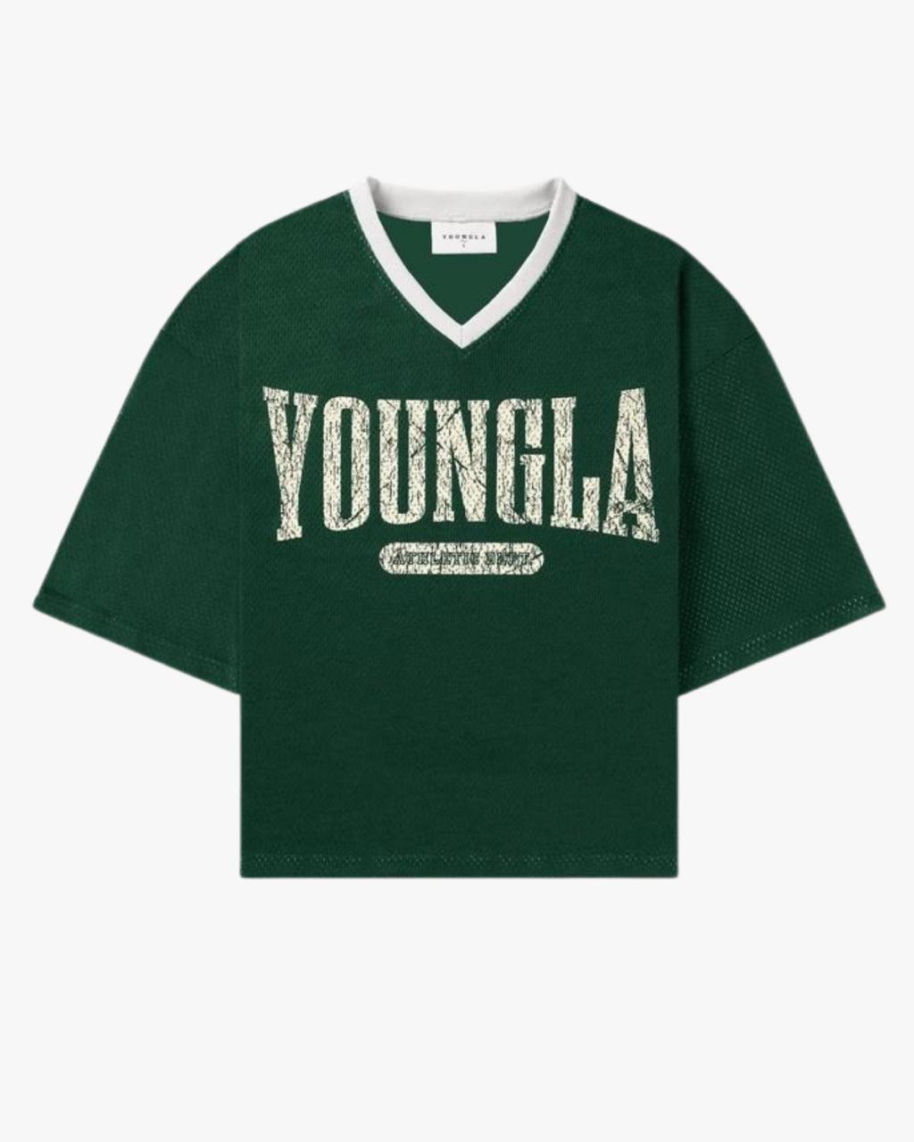 YoungLA G5 Playera Overzise Hombre Verde