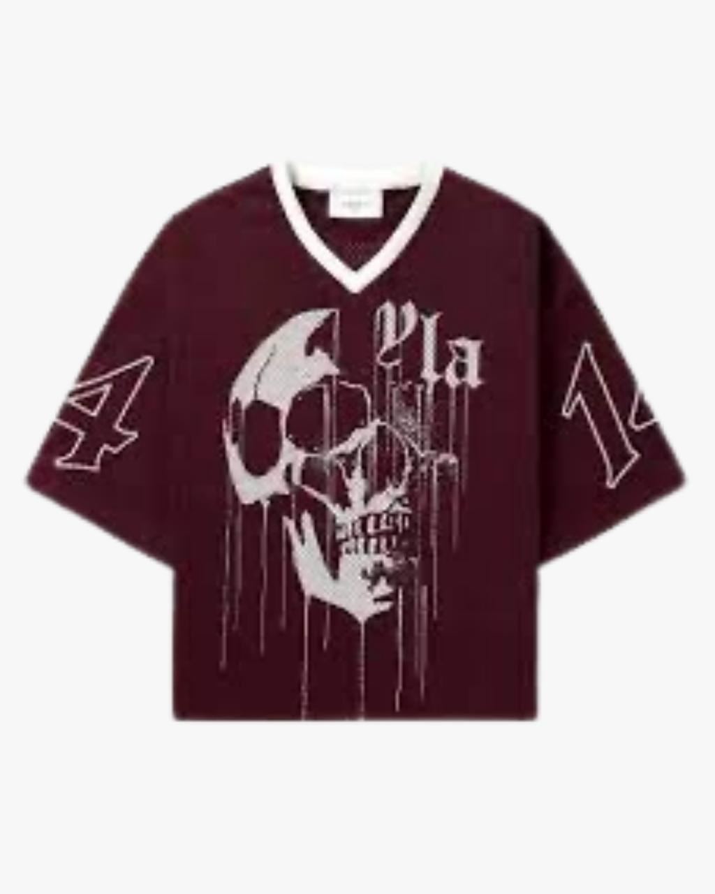 YoungLA G5 Playera Overzise Hombre Vino