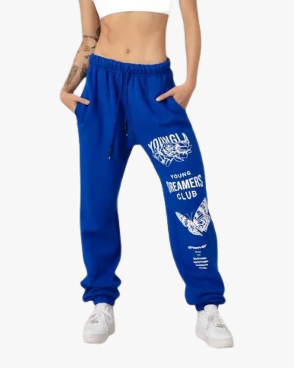 YoungLA G5 Jogger Mujer Azul Rey