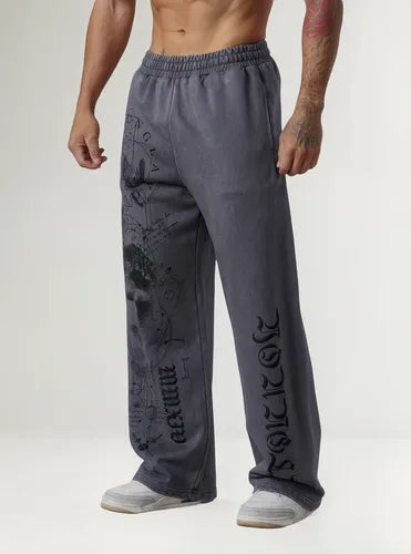 YoungLA G5 Jogger Hombre Gris Obscuro