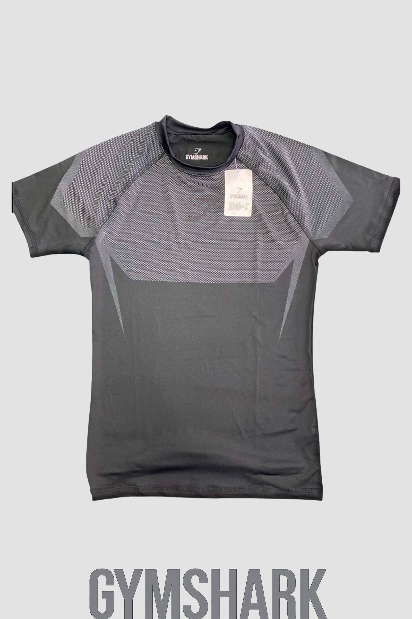 Playera compresión GYMSHARK Onix V5 Negro