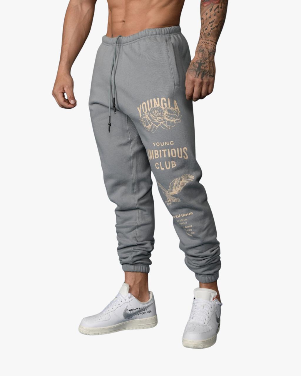 YoungLA G5 Jogger Hombre Gris Obscuro