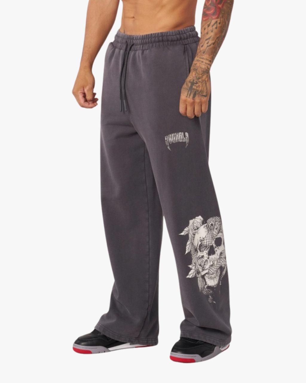 YoungLA G5 Jogger Hombre Gris Obscuro